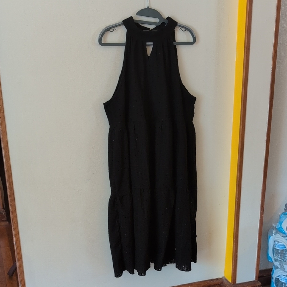 SHEIN Curve Black Dress